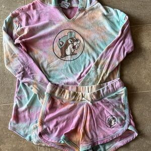 Women’s Buc-ees Tie Dye Lounge Set SZ M